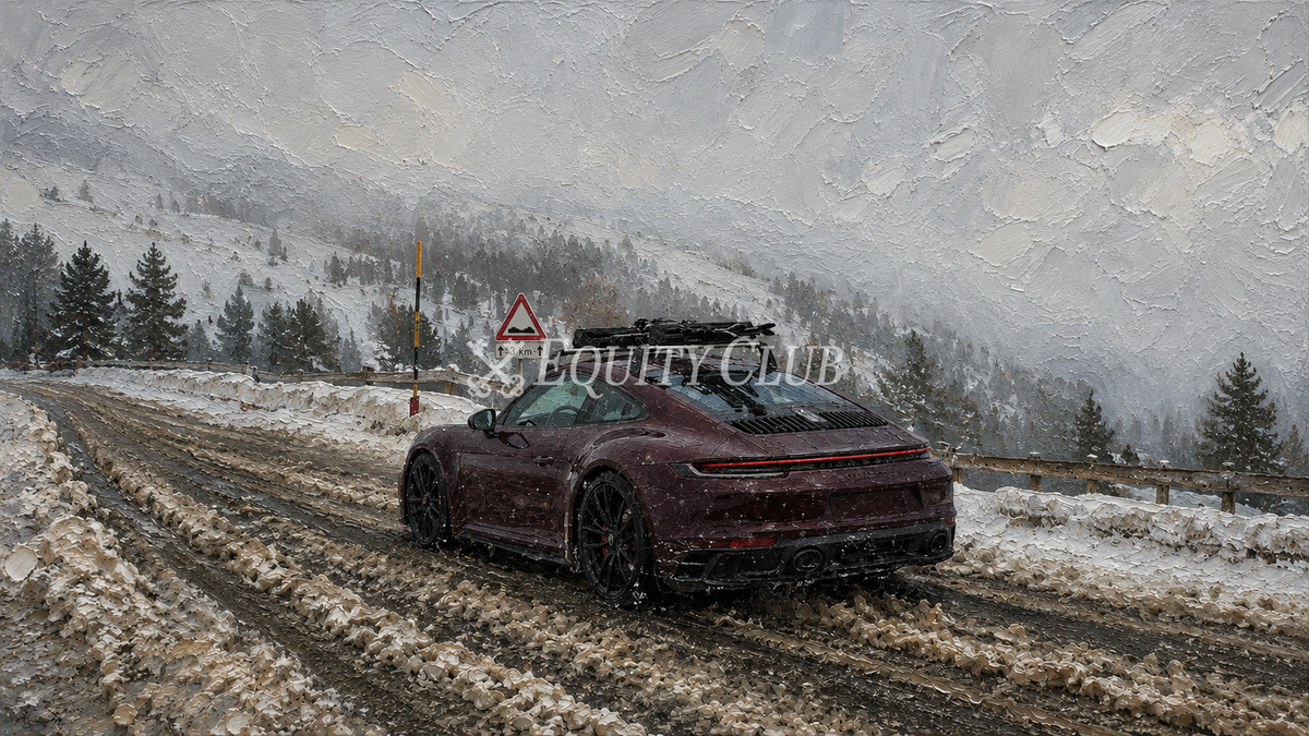 Winter Porsche Wallpaper