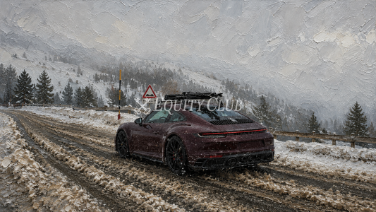 Winter Porsche Wallpaper