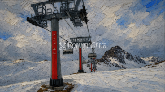 St Moritz Prada Ski Lift Wallpaper